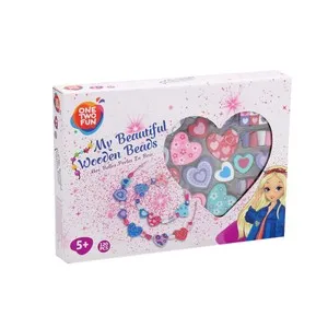 Set para crear tus joyas de madera, ONE TWO FUN ALCAMPO.