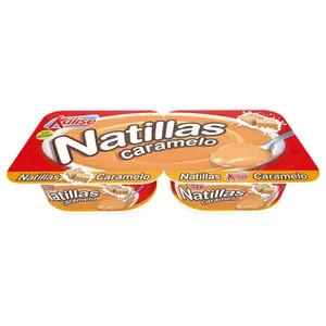 KALISE Natillas de caramelo elaboradas sin gluten KALISE 2 x 135 g.