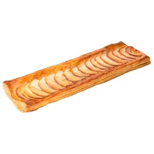 Tarta rectangular de manzana 270 g.