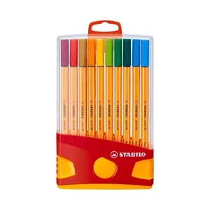 Rotulador punta fina STABILO point 88 - Estuche ColorParade de 20 colores.