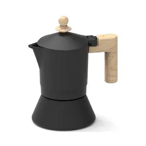 Cafetera aluminio ACTUEL de 4 tazas, apto para inducción.
