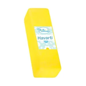 MILKIMI Queso Havarti con Indicación Geográfica Protegida (IGP), barra 4 kg. - Loncha normal 1 a 2 mm