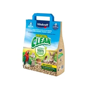 VITAKRAFT Vegetal clean Lecho vegetal de madera con alto poder absorbente 5 l.