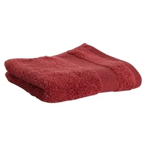 Toalla lisa de lavabo Red Ochre, 650g/m² de densidad, ACTUEL.