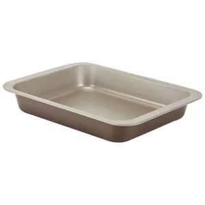Fuente rectangular con asas para horno, 22x28 centímetros, ACTUEL.