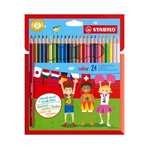 Lápiz de color STABILO color - Estuche de 24 colores.