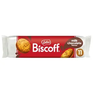 LOTUS Biscoff Galletas caramelizadas rellenas de chocolate 110 g.