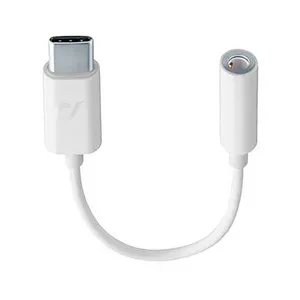 Cable de audio USB-C, color blanco CELLULAR LINE.