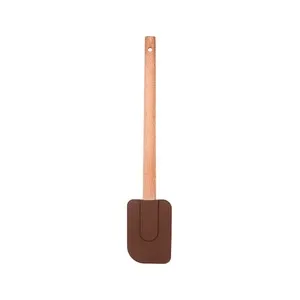 Espátula de cocina de silicona con mango de madera, ALCAMPO.