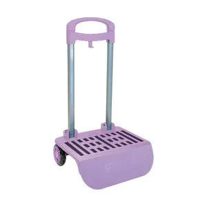 Carro para mochila color malva DEVESA.