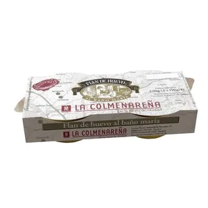LA COLMENAREÑA Flan de huevo al baño maría LA COLMENAREÑA 2 x 110 g.