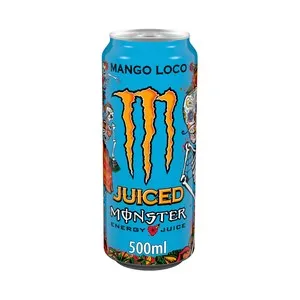 MONSTER Energy Mango loco Bebida energética con sabor a mango lata de 500ml