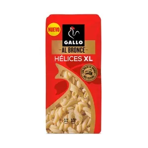 GALLO Al bronce Pasta hélices xl paquete 450 g.