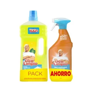 DON LIMPIO Limpiador de cocina en spray (spray 720+ líquido 1300 ml).