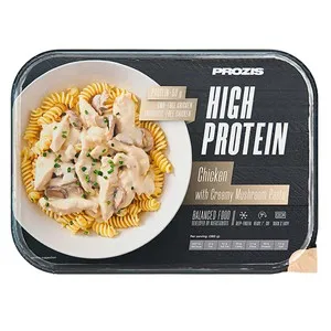 PROZIS Pollo con pasta cremosa y champiñones high protein 380 g.