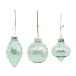 Bolas decoración para Navidad transparentes modelos surtidos, ACTUEL