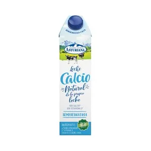 CENTRAL LECHERA ASTURIANA Leche semidesnatada de vaca, enriquecida con calcio 1l.