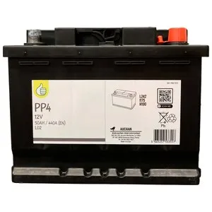 Batería de coche 50Ah, arranque 440A, 12V, PRODUCTO ECONÓMICO ALCAMPO.