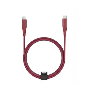 Cable USB C a USB C QILIVE 600183151 , longitud 1,2 metros, color rojo