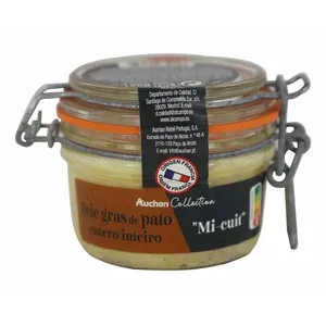 ALCAMPO GOURMET Foie gras de pato (origen Francia) entero ALCAMPO GOURMET 125 g.