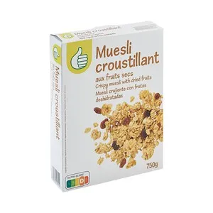 PRODUCTO ECONÓMICO ALCAMPO Cereales muesli con frutas deshidratadas 750 g.