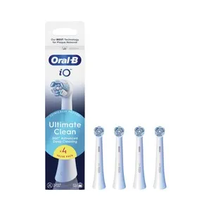 ORAL-B iO Ultimate clean Pack de 4 cabezales de recambio Braun.