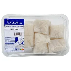 ALKORTA Bacalao desalado troceado 250 g.