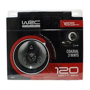 Lote de 2 altavoces, 3 vías, 120W y 165 milímetros WRC.