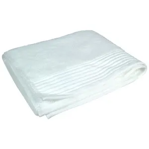 Toalla de lavabo 100% algodón egipcio, 630g/m² de densidad, color blanco ACTUEL.