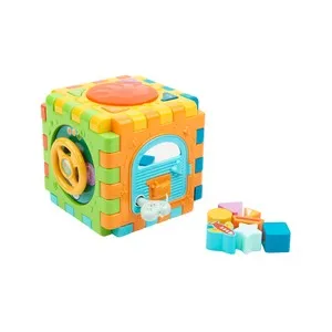 Cubo de actividades con luces y sonido, +12 meses, ONE TWO FUN.