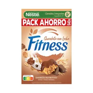 NESTLÉ FITNESS Cereales integrales de chocolate con leche 540 gr.