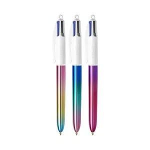 Bolígrafo 4 colores gradient punta media BIC surtido