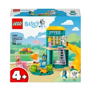 LEGO Bluey 11201, Diversión en el parque de juegos con Bluey y Chloe, 104 pcs +4 Años
