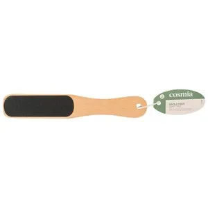 COSMIA Lima de madera para pedicura, que alisa y suaviza la piel de nuestros pies.