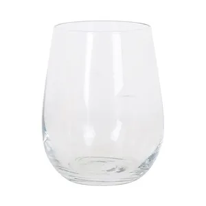 Vaso Gaia de vidrio transparente con formas redondeadas, 0,36 litros, LAV.