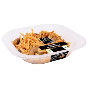 CASA MAS Tallarines yakisoba con pollo, listos para calentar y comer 280 g.