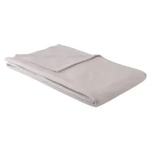 Manta tejido polar 220x240cm de color gris, ACTUEL.