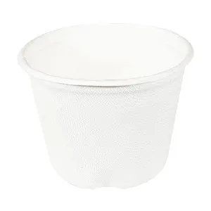 Set de 24 vasos desechables de caña de azúcar, 0,12 litros, VAJILLA DESESCHABLE.