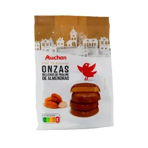 PRODUCTO ALCAMPO Onzas choco leche con praliné 240 gr.