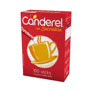 CANDEREL Edulcorante stick 100 uds. 100 g.