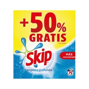 SKIP Detergente en polvo 75 ds. 4,5 kg.