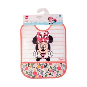 Babero de rizo con lazos, MINNIE.