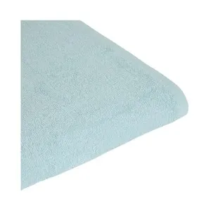Toalla lisa de baño azul, 300g/m² de densidad, 100x150 cm. ESSENTIAL.