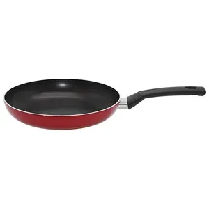 Sartén aluminio de 28cm, apto para vitro, color rojo, ACTUEL.