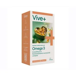 VIVE+ SALUD Y VIDA Perlas de omega 3 VIVE PLUS 48 uds.