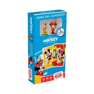 Juego de cartas Disney Mickey and Friends, hora del almuerzo, Cartamundi Shuffle, 2 Jugadores o más +6 Años, SHUFFLE