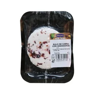 MILLÁN VICENTE Queso rulo de cabra con arándanos