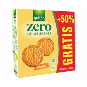 GULLÓN Zero Galletas María sin azúcares 400 g.