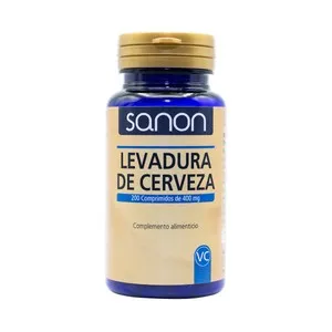 SANON Levadura de cerveza (complemento alimenticio) 200 comprimidos.