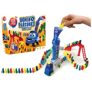 Juego infantil de dominó con camión ONE TWO FUN ALCAMPO +3 años.